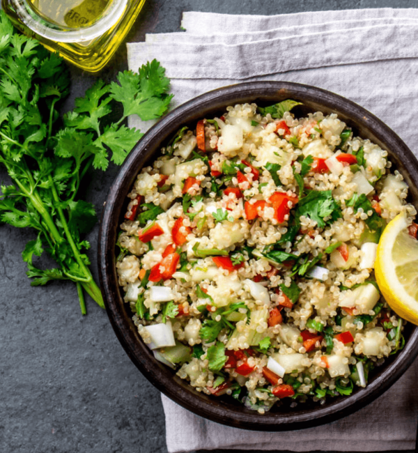 Paella di quinoa